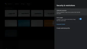 Install Unknown Apps list
